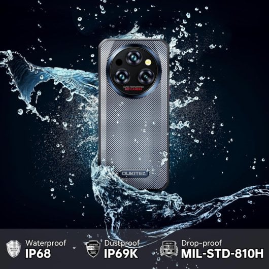 Oukitel WP35 Pro 36GB RAM 512GB 5G Pantalla 6,6? Batería 11.000mAh Resistente