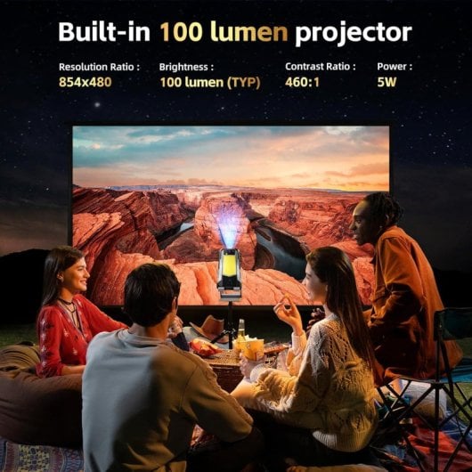 Oukitel WP100 Titan 48GB 512GB Proyector 5G 33000mAh 1200lm