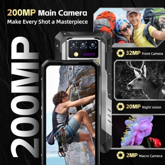 Oukitel WP100 Titan 48GB 512GB Proyector 5G 33000mAh 1200lm