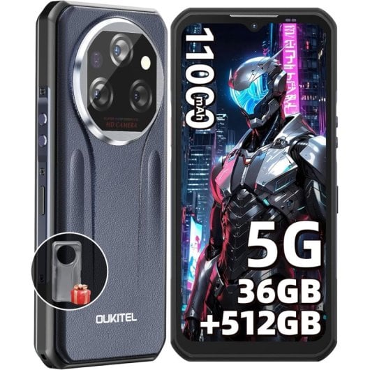 Oukitel WP39 Pro 36GB 512GB 5G NFC Batería 11000mAh Dual SIM Android 14