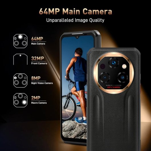 Oukitel WP39 Pro 36GB 512GB 5G NFC Batería 11000mAh Dual SIM Android 14