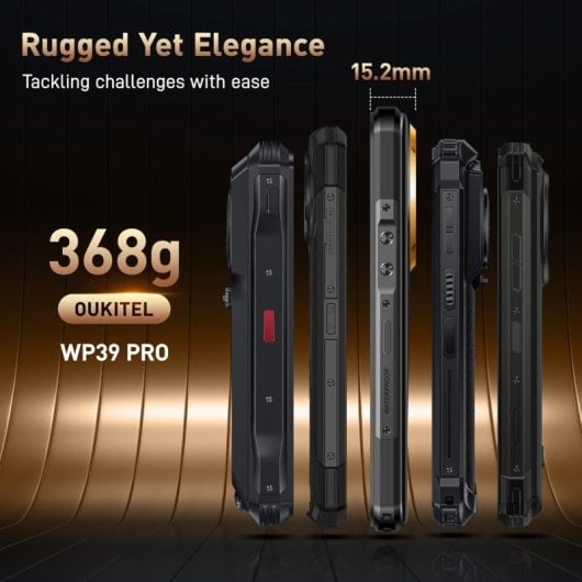 Oukitel WP39 Pro 36GB 512GB 5G NFC Batería 11000mAh Dual SIM Android 14