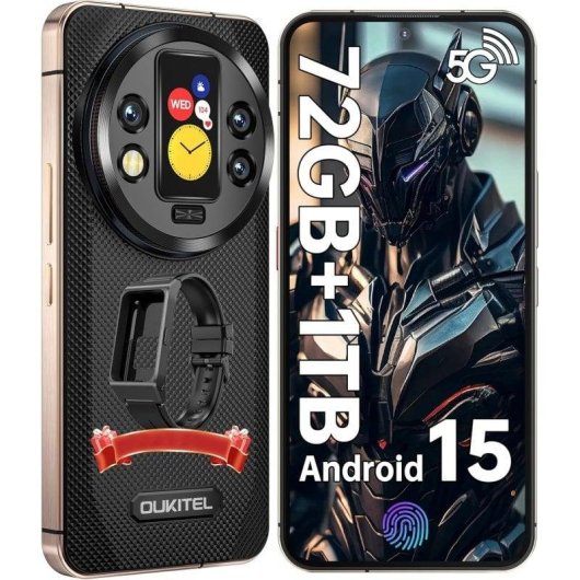 Oukitel WP200 Pro 5G 24GB 6.7" 1TB Preto Bateria 8800mAh