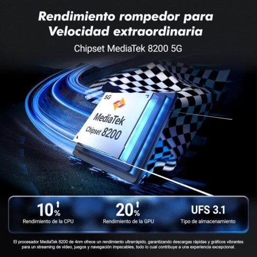 Oukitel WP200 Pro 72GB RAM 1TB Auriculares Bluetooth 5G Resistente AMOLED