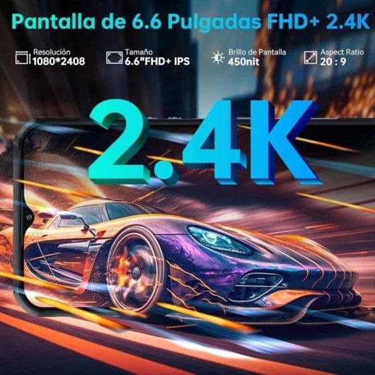 Oukitel WP35 Pro 5G 12GB Preto 512GB Tripla Câmara