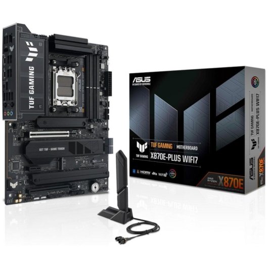 Motherboard ASUS TUF GAMING X870E-PLUS WIFI7 AMD X870E AM5 DDR5 ATX WiFi 7 RGB