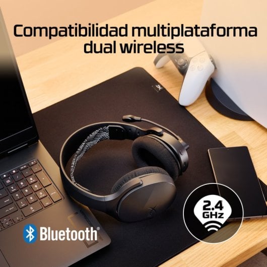 Auriculares HyperX Cloud Jet Inalámbricos 2.4 GHz y Bluetooth con Micrófono y Batería 25h
