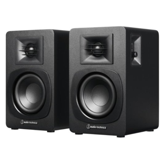 Haut-parleurs Audio-Technica 2 voies Bluetooth USB RCA 30W noirs