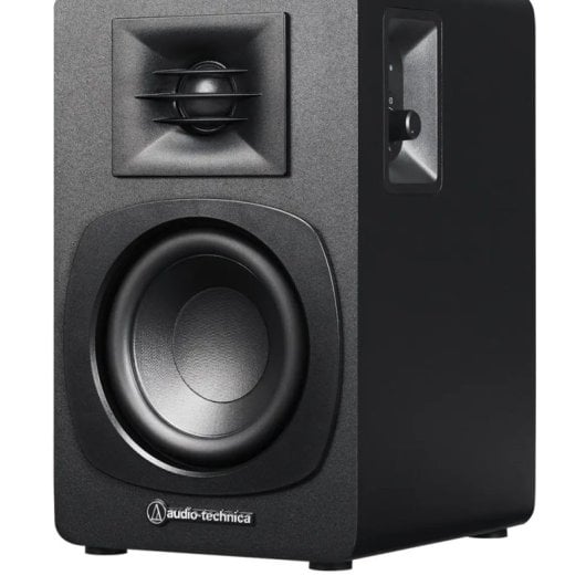 Colunas Bluetooth/USB/RCA bidirecionais Audio-Technica de 30 W com controlo remoto integrado