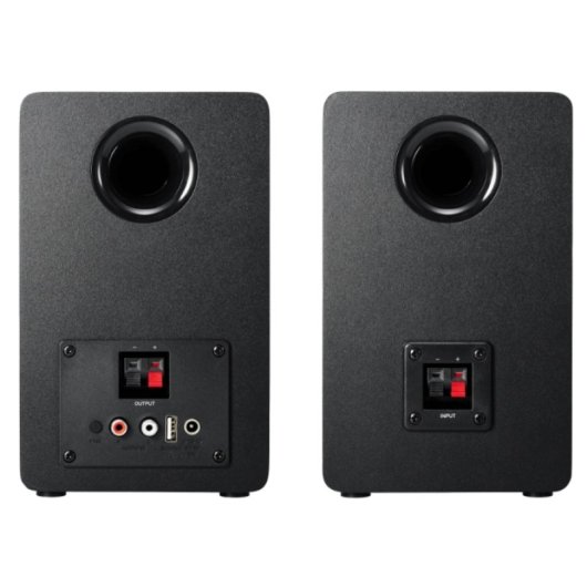 Colunas Bluetooth/USB/RCA bidirecionais Audio-Technica de 30 W com controlo remoto integrado