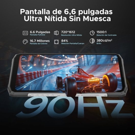 Smartphone Doogee Blade10 Power 24GB RAM 256GB 2TB Octa-Core T615 Batería 10300mAh IP68/NFC