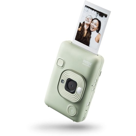 Fujifilm Instax Mini EVO Kompakte Digitalkamera, 5 MP CMOS-Sensor, Bluetooth, grünes TFT-Display