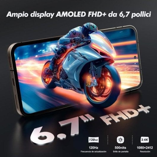 Oukitel WP200 Pro 5G 24GB 1TB Nero 6.7" Smartphone ultra resistente