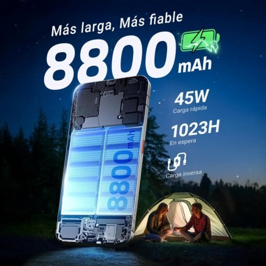 Oukitel WP200 Pro 72GB RAM 1TB 5G AMOLED 108MP IP69K 8800mAh NFC Bluetooth