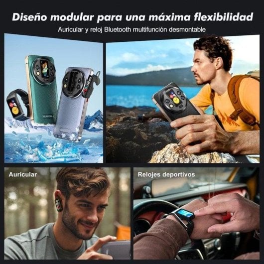 Oukitel WP200 Pro 5G 24GB 1TB Nero 6.7" Smartphone ultra resistente