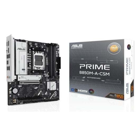ASUS PRIME B850M-A-CSM Motherboard Micro-ATX AM5, DDR5, PCIe 5.0, 2.5G LAN