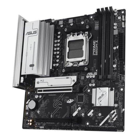 ASUS PRIME B850M-A-CSM Motherboard Micro-ATX AM5, DDR5, PCIe 5.0, 2.5G LAN