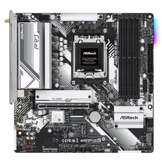 Asrock A620M Pro RS Motherboard Micro-ATX A620 AM5 DDR5 2.5G LAN RGB
