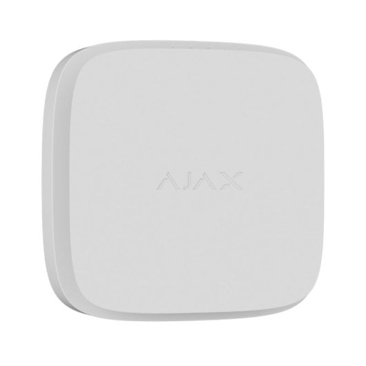 Détecteur d'incendie Ajax FireProtect HS, capteur optique blanc de fumée et de température, triple LED 85 dB