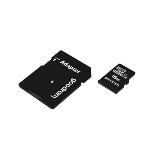 Tarjeta microSDHC Goodram M1AA 16GB UHS-I Adaptador SD Resistente