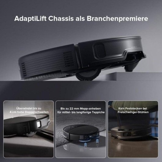 Aspirador Robô com Mopa Roborock Saros 10R Com Esvaziamento Automatico Navegação AI 22.000 Pa Controlo por Voz