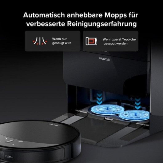 Aspirador Robô com Mopa Roborock Saros 10R Com Esvaziamento Automatico Navegação IA 22.000 Pa