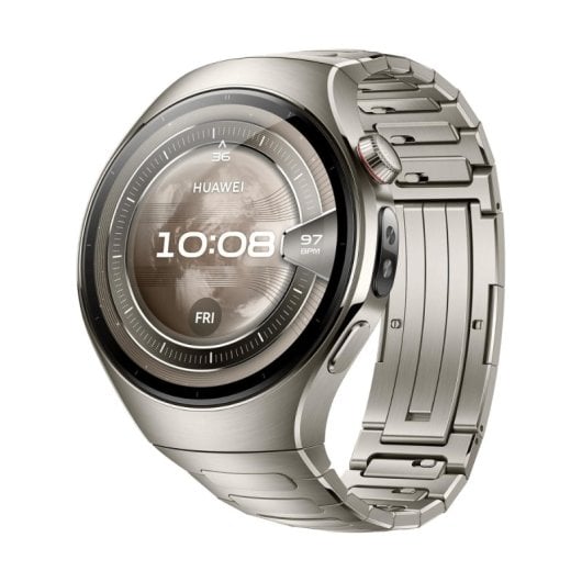 Smartwatch Huawei Watch 5 GPS Wifi Band Titânio Prata X-TAP ECG/PPG/Carregamento Sem Fios