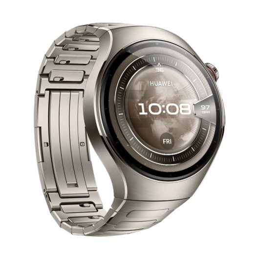 Smartwatch Huawei Watch 5 GPS Wifi Band Titânio Prata X-TAP ECG/PPG/Carregamento Sem Fios