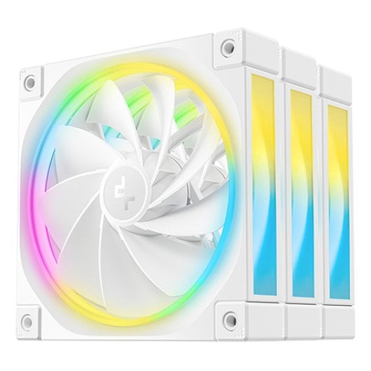 Refrigeración Aire DeepCool ARGB Universal 120mm FL12R WH-3 IN 1 Pack 3 Blancos PWM