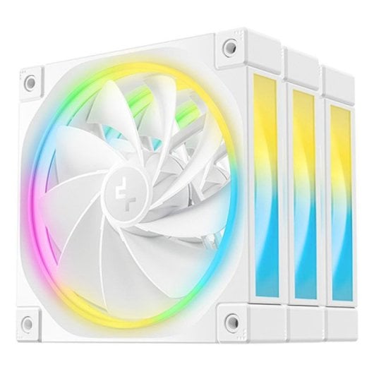 Refrigeración Aire DeepCool ARGB Universal 120mm FL12R WH-3 IN 1 Pack 3 Blancos PWM