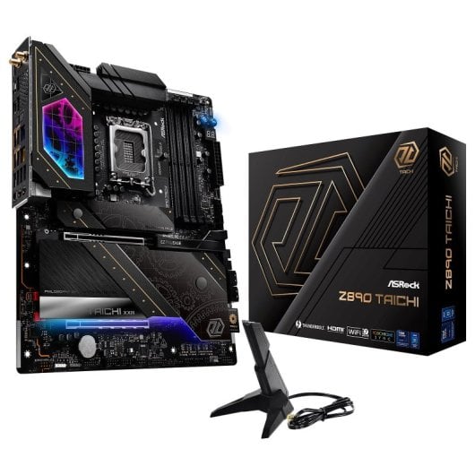 Carte mère ASROCK Z890 LGA1851 ATX Taichi DDR5 PCIe 5.0 Multi-GPU Audio Premium