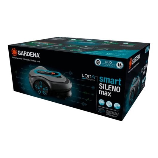 Robot cortacésped Gardena smart SILENO max 800m² LONA DualCutting inalámbrico GPS