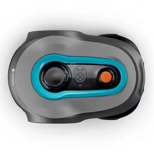 Cortador de relva robótico Gardena Smart SILENO Free de 1200 m², corte satélite sem fios, IA, capa de disco duplo