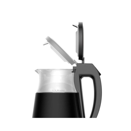 Bollitore elettrico Deerma SH90W 1,7L 1700W nero con controllo della temperatura e display LED