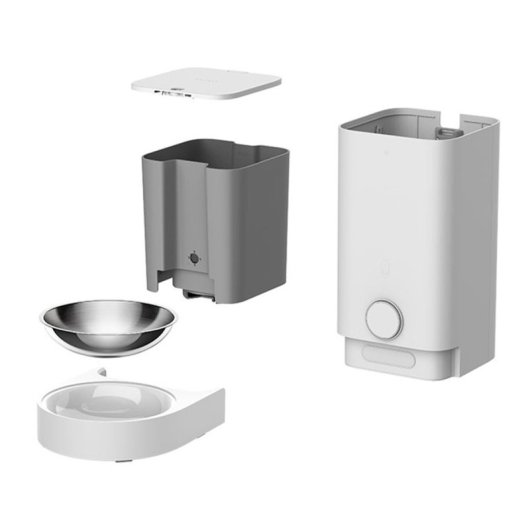 Dispensador automático de alimentos Petkit Fresh Element Mini Smart 2.8L WiFi Blanco