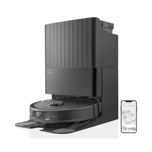 Saugroboter mit Wischfunktion Roborock Q Revo MaxV Black Mit Absaugstation Navigationsklasse LiDAR 7.000 Pa Mit Kamera Mit KI Sprachsteuerung