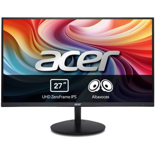 Acer SA272KBMIIPX 27″ 4K 60 Hz IPS AdaptiveSync Haut-parleurs Zeroframe VESA HDMI DisplayPort