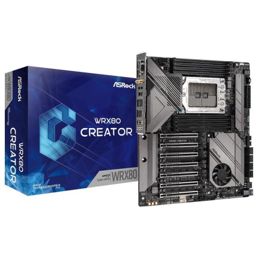 Carte mère ASRock WRX80 sWRX8 EEB WRX80 Creator R2.0 7x PCIe 4.0 WiFi 6E 10GbE