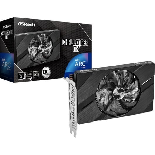 Asrock Arc A380 Challenger OC 6 GB GDDR6 Mini-ITX-Hochleistungsgrafikkarte