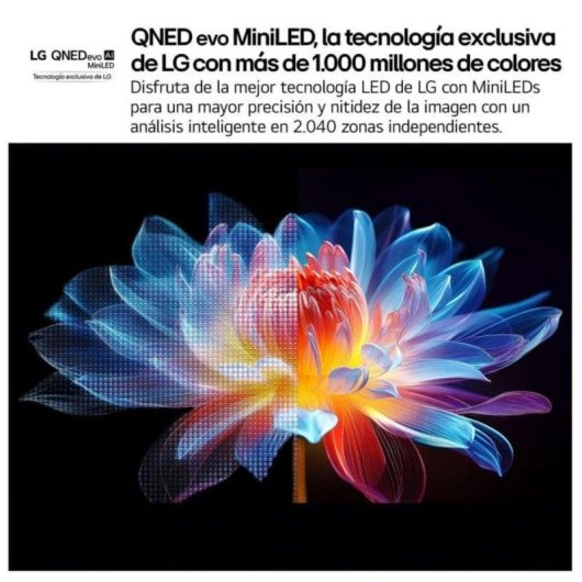 TV LG QNED MiniLED 65QNED92A6A 65" 4K UltraHD 120Hz Smart TV WebOS HDR10 Dolby Vision