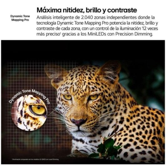 TV LG QNED MiniLED 65QNED92A6A 65" 4K UltraHD 120Hz Smart TV WebOS HDR10 Dolby Vision