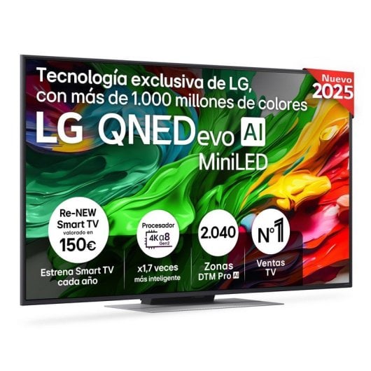 LG QNED MiniLED 55QNED87A6B 55″ 4K Dolby Vision HDR Smart TV WebOS 25