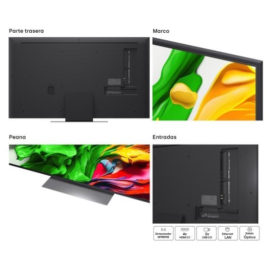 LG QNED MiniLED 55QNED87A6B 55? 4K Dolby Vision HDR Smart TV WebOS 25 Reacondicionado