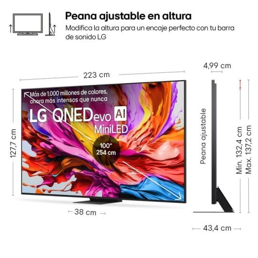 LG QNED MiniLED 100QNED86A6 100" 4K UHD Dolby Atmos Smart TV WebOS