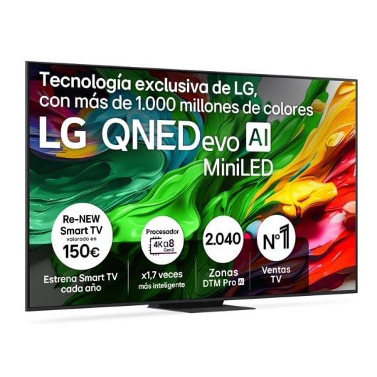 LG QNED MiniLED 86QNED86A6A 86" 4K Ultra HD FreeSync Dolby Vision AirPlay2 WiFi6