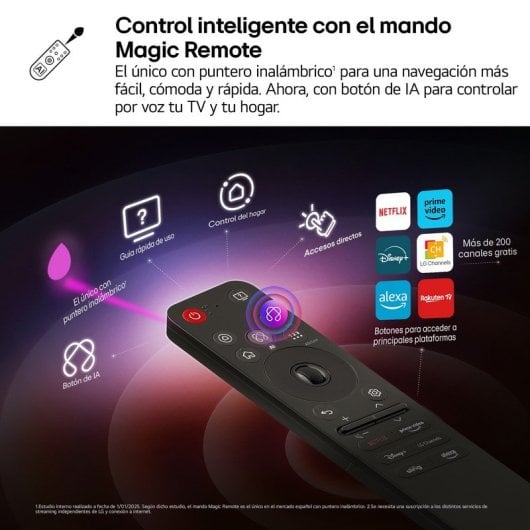 TV LG QNED evo AI 86QNED85A6C 86" 4K Mini LED Dolby Vision HDR10+ Smart TV