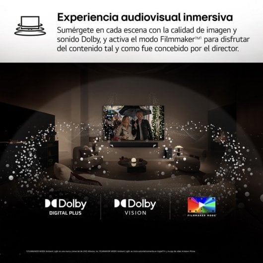 TV LG QNED evo AI 86QNED85A6C 86" 4K Mini LED Dolby Vision HDR10+ Smart TV