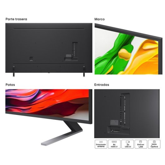 TV LG QNED evo AI 86QNED85A6C 86" 4K Mini LED Dolby Vision HDR10+ Smart TV
