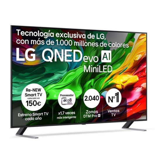 Téléviseur LG QNED evo AI 75QNED85A6C 75″ 4K Mini LED Dolby Vision Gaming AirPlay
