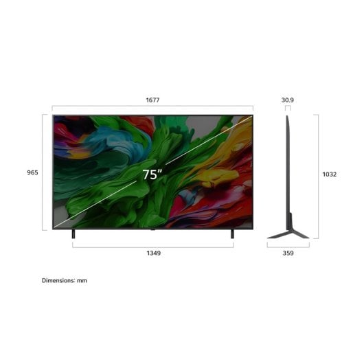 TV LG QNED evo AI 75QNED85A6C 75? 4K Mini LED Dolby Vision Gaming AirPlay